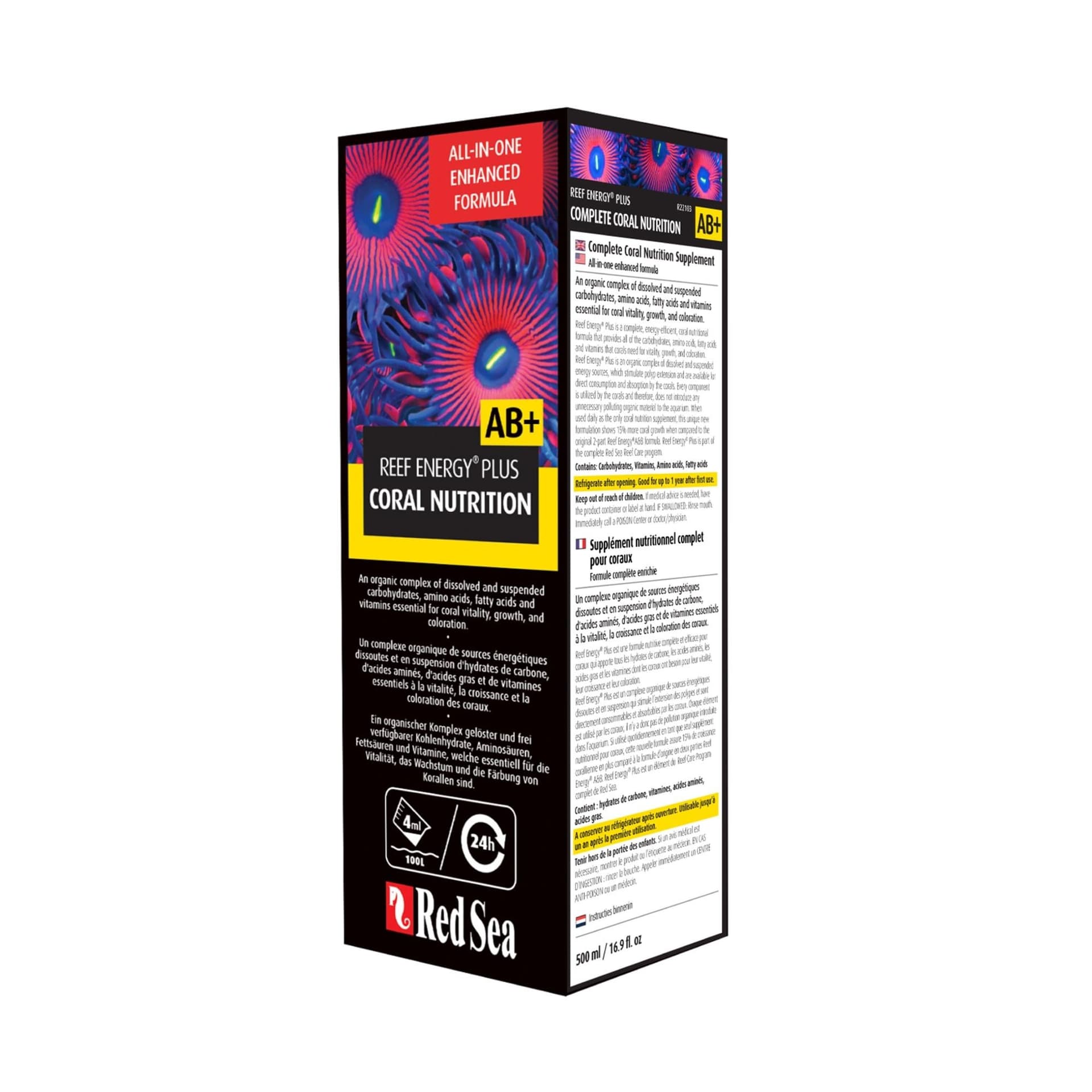 Red Sea Reef Energy Plus Ab+ 500ml Aquatics