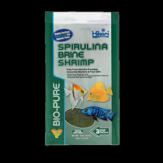 Hikari Frozen Spirulina Brine Shrimp - 16oz Flat