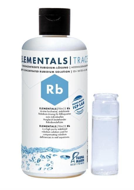 Fauna Marin Elementals Trace RB 250ml Highly Concentrated Rubidium Solution for Saltwater Aquariums