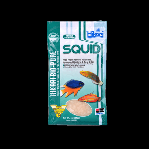 Hikari Bio-Pure Frozen Squid Fish Food oz