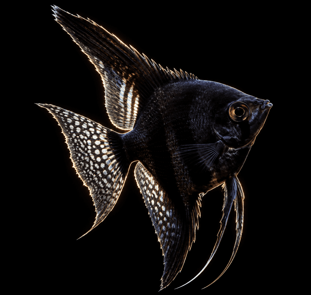 Black Angelfish