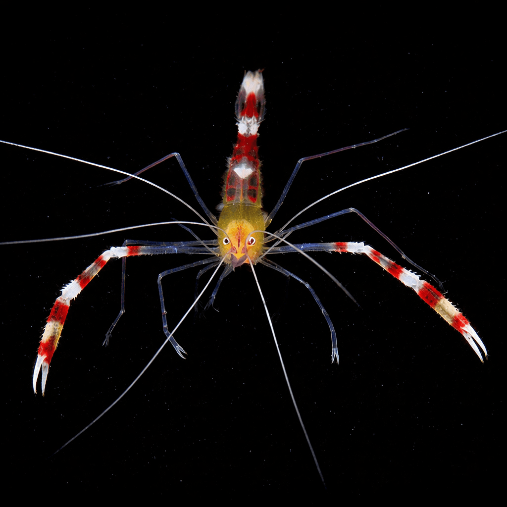 Yellow Coral Banded Shrimp
